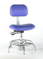 Chair, Ergonomic High-Tech Series Class 1000 , Tubular Steel base with Foot RingBiofit Engineered Products